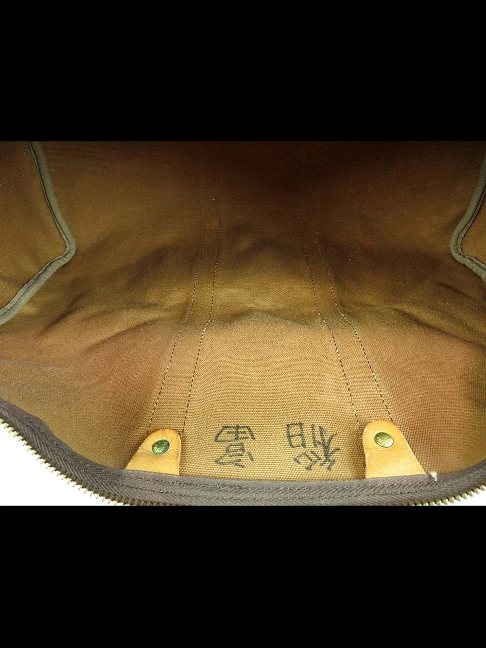 Louis Vuitton Monogram Canvas Duffel with Tan Leather Trim